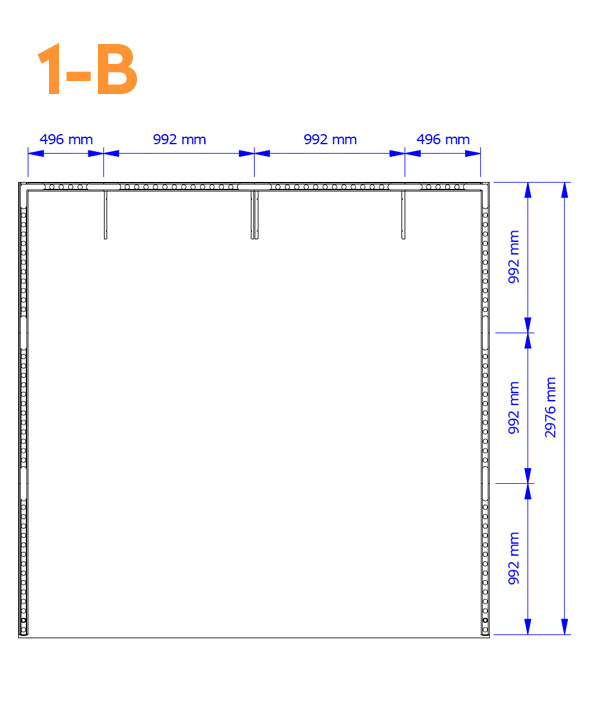 Stand sin herramientas para ferias