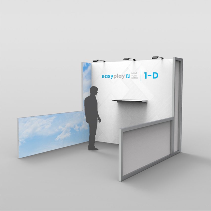 Stand para feria Aluvision, opción D