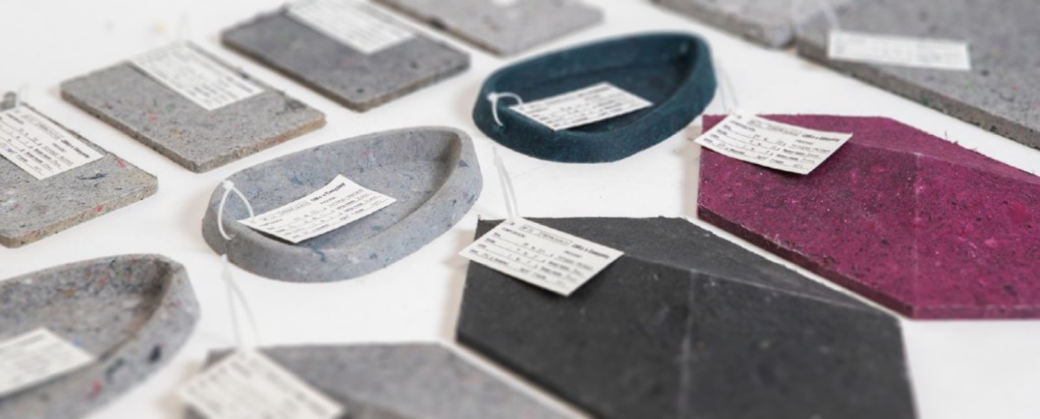 Material reutilizado para economía ciruclar