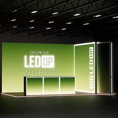 Stands luminosos modulares